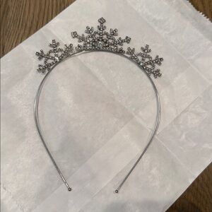 Sparkling Snowflake Tiara Headband